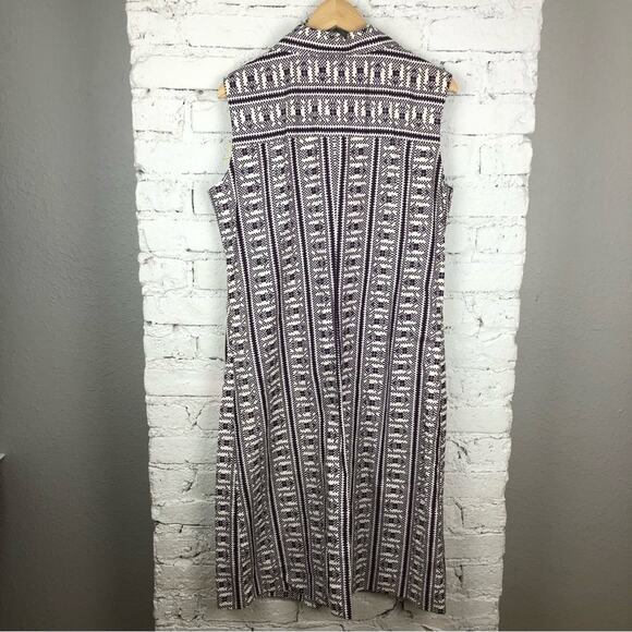 Vintage 60's Beaumart Deadstock Mod Sleeveless Dress - Picture 4 of 11